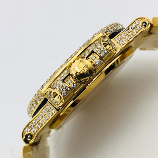 百達翡麗高端複刻男士腕表 PATEK PHILIPPE施華洛世奇美鑽男士腕表  gjs1917